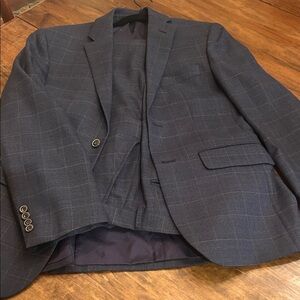 Men's Joseph bank grey windowpane suit